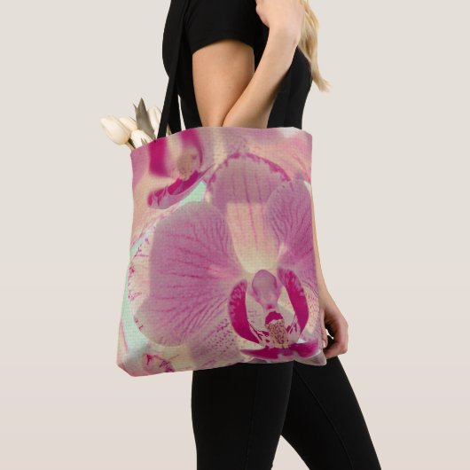 Pink Orchid Tasche (Von Nahem)