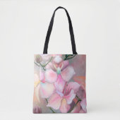 Pink Orchid Tote Bag Tasche (Vorderseite)