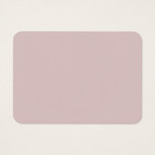 Pink Orchid Wedding Information Card (Rückseite)
