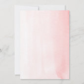 Pink Orchids Pampas Grass Rainbow Baby Dusche Einladung (Rückseite)