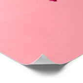 Pink Orchids Poster (Ecke)