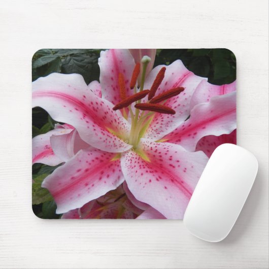 Pink Oriental Lifloral Mousepad (Mit Mouse)