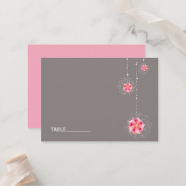 Pink Origami Hanging Ornament Lights Asiatische Ho Platzkarte