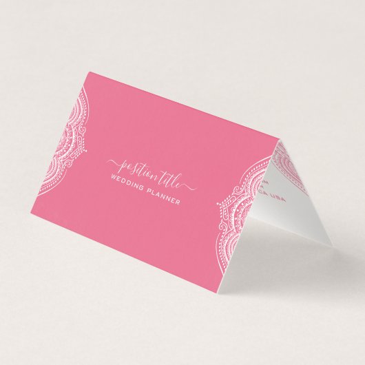 Pink ornate frame on white background 2 (Vorderseite)