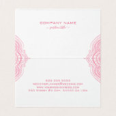 Pink ornate frame on white background 2 (Innenseite Aufgefaltet)