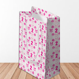 Pink Oster 2. Geburtstag Kleine Geschenktüte