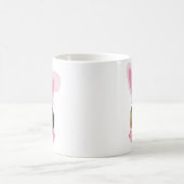 Pink Ostersonne Personalisiertes Foto Kaffeetasse (Mittel)