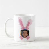 Pink Ostersonne Personalisiertes Foto Kaffeetasse (Links)