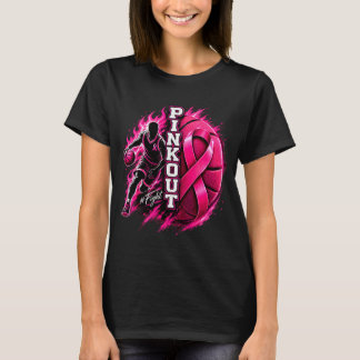 Pink-Out-Basketball-Brustkrebsmonat T-Shirt