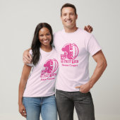 Pink Out Brustkrebs Bewusstseinsfußball T-Shirt (Unisex)