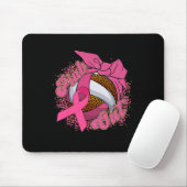 Pink Out Brustkrebs Leopard Volleybyll Byll Button Mousepad (Mit Mouse)