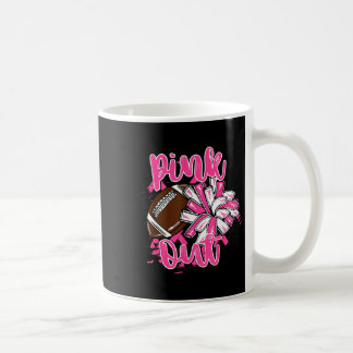 Pink-Out-Football-Brustkrebs-Bewusstseins-Cheer Kaffeetasse