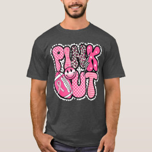 Pink Out Footballteam Brustkrebsmonat T-Shirt