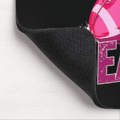 Pink-out Fußball-Kampf Brustkrebs Mousepad (Ecke)