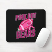 Pink-out Fußball-Kampf Brustkrebs Mousepad (Mit Mouse)