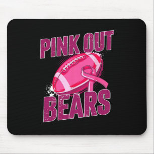 Pink-out Fußball-Kampf Brustkrebs Mousepad