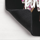 Pink Out Leopard Blitzschlag Brustkrebs im Krieg Mousepad (Ecke)