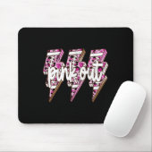 Pink Out Leopard Blitzschlag Brustkrebs im Krieg Mousepad (Mit Mouse)