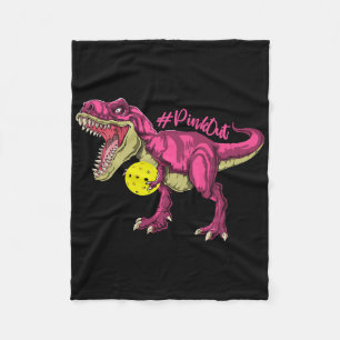 Pink out T Rex and Picklebyll Byll Brustkrebs A Fleecedecke