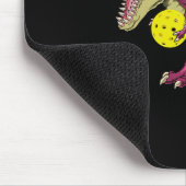 Pink out T Rex and Picklebyll Byll Brustkrebs A Mousepad (Ecke)