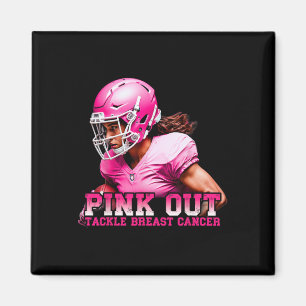 Pink-Out-Taktik Brustkrebs-Bewusstsein Amerikanisc Magnet