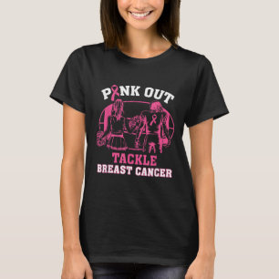 Pink-Out-Taktik Brustkrebs-Bewusstsein Amerikanisc T-Shirt