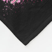 Pink Out Volleybyll rosa Ribbon Brustkrebs Krieg Fleecedecke (Ecke)