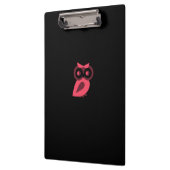 Pink Owl Clipboard Klemmbrett (Links)