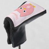 Pink Owl Design Golf Headcover (3/4 Vorderseite)