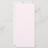 Pink Owl Sonogram Babydusche Einladung (Rückseite)