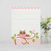 Pink Owl Stationierung/Letthaut (Stehend Vorderseite)