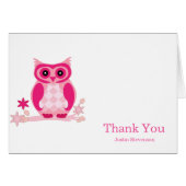 Pink Owl Vielen Dank (Vorderseite (Horizontal))