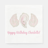 Pink Oyster Napkins Serviette (Vorderseite)
