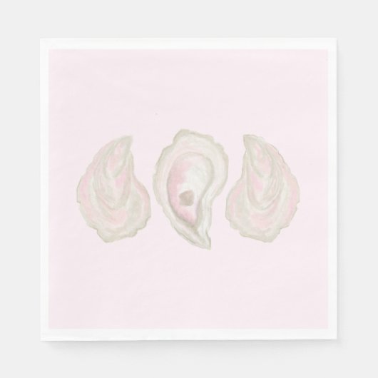 Pink Oyster Napkins Serviette (Vorderseite)