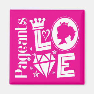 Pink Pageant Princess Liebe - Schönheitspflege Magnet