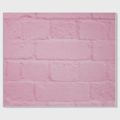 PINK PAINK BRICK WALL GESCHENKPAPIER (Flach)