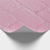 PINK PAINK BRICK WALL GESCHENKPAPIER (Ecke)
