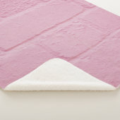 PINK PAINK BRICK WALL SHERPADECKE (3/4)