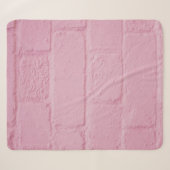PINK PAINK BRICK WALL SHERPADECKE (Vorderseite (Horizontal))