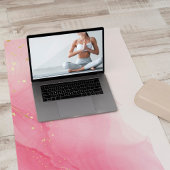 Pink Paint and Glitzer Patches Personalisiert Yogamatte