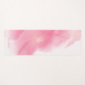 Pink Paint and Glitzer Patches Personalisiert Yogamatte (Vorderseite (Horizontal))