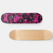 Pink Paint Spritzer Skateboard (Horizontal)