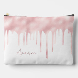 Pink Paint Tropfen Personalisiert Zubehörtasche