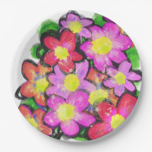 Pink Painted Blume
