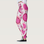 PINK PAISLEY BOHEMISCH YOGA PANS LEGGINGS (Links)