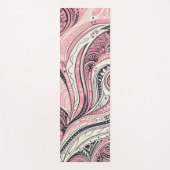 Pink Paisley Die Zuhause Studio Yogamatte (Vorderseite)