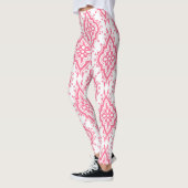 Pink Paisley Gemusterte Leggings (Links)