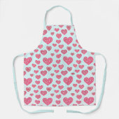 Pink Paisley Herbst Schürze (Vorderseite)