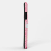 Pink Paisley iPhone Monogram Custom Case-Mate iPhone Hülle (Hinten/Rechts)