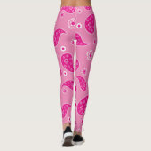 Pink Paisley Leggings (Rückseite)